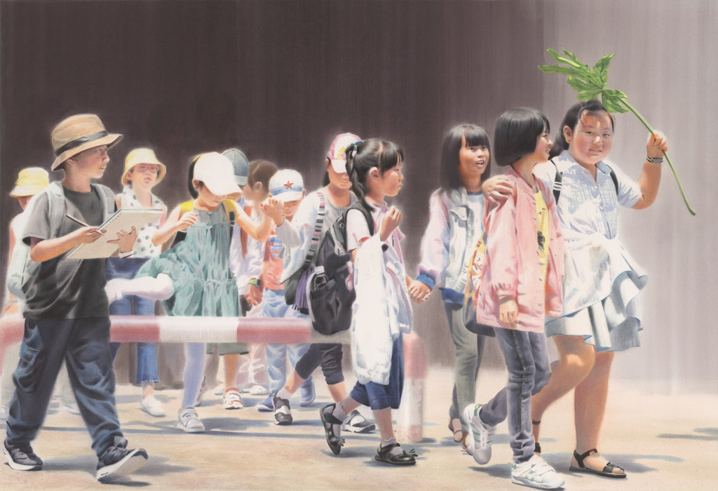 12 胡永奇《 阳光下的少年》 水彩·粉画