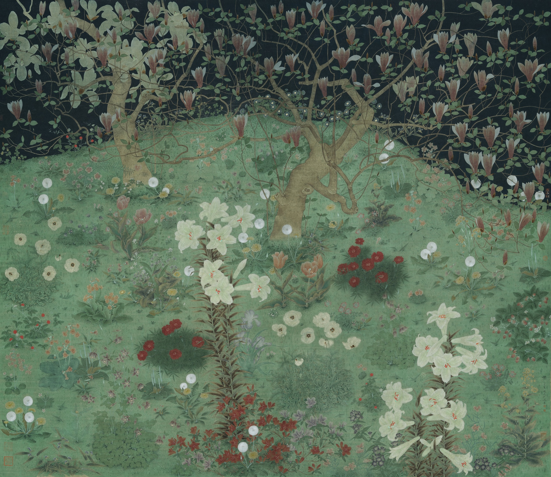8 中国画直送 牛鹏飞《满庭芳》187×221cm 纸本设色 2025年
