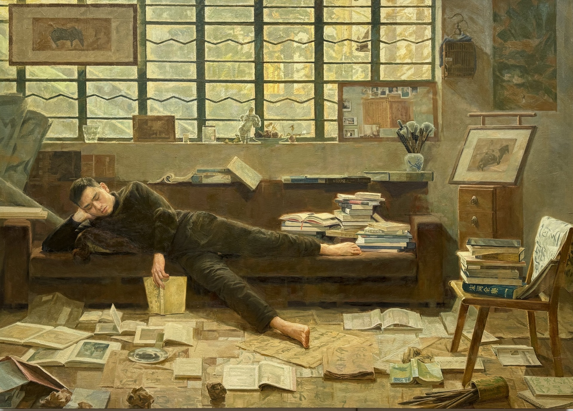 124 油画直送 吴文彬《澄怀观道》