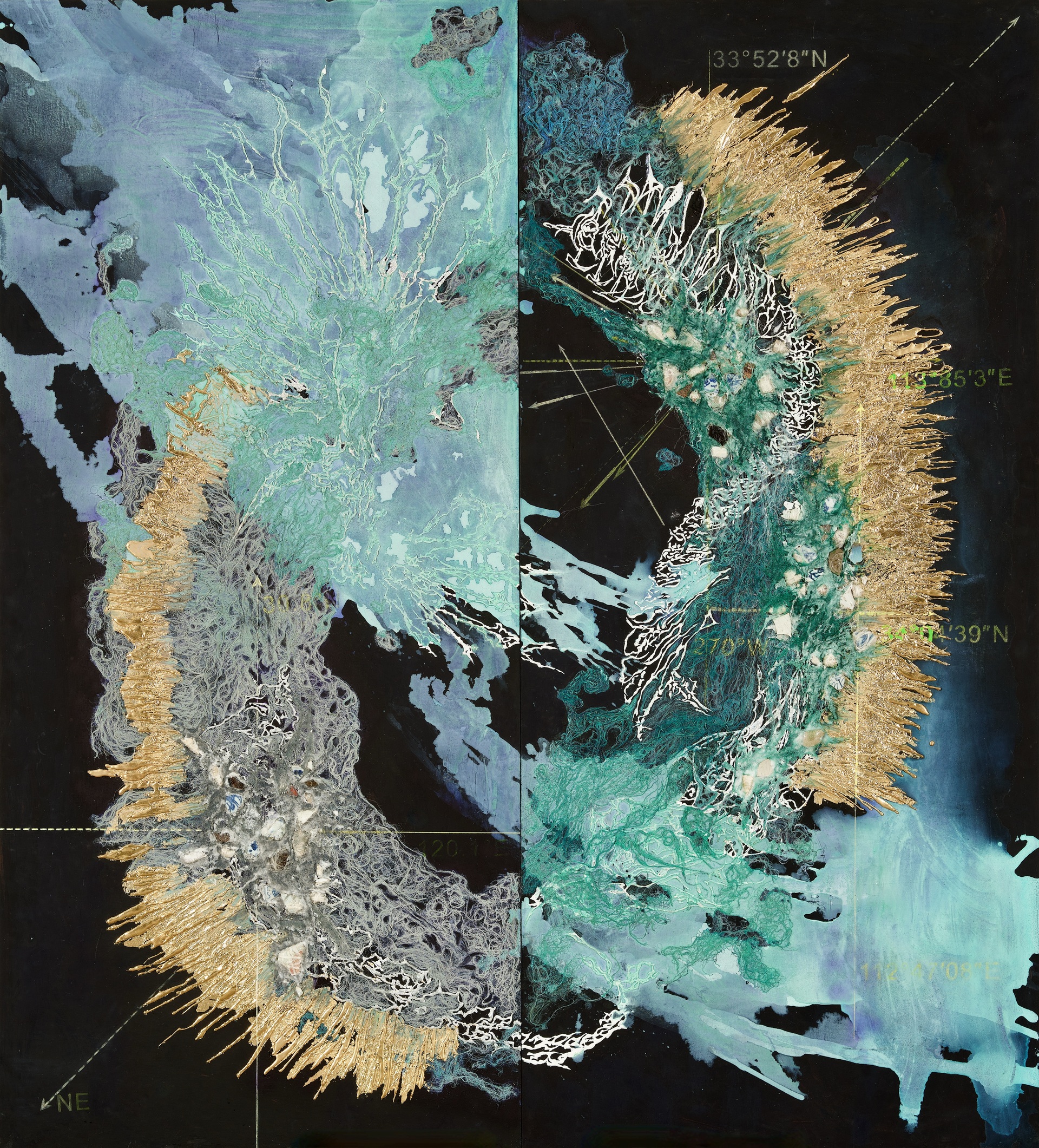 452 综合材料直送 张滢《丝路同辉》