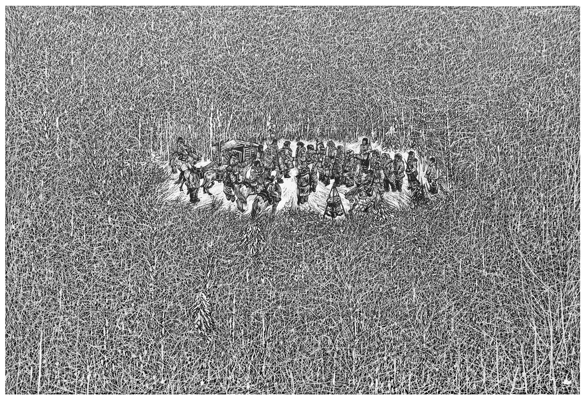 238 闫垒垒《抗联往事之会师那尔轰》