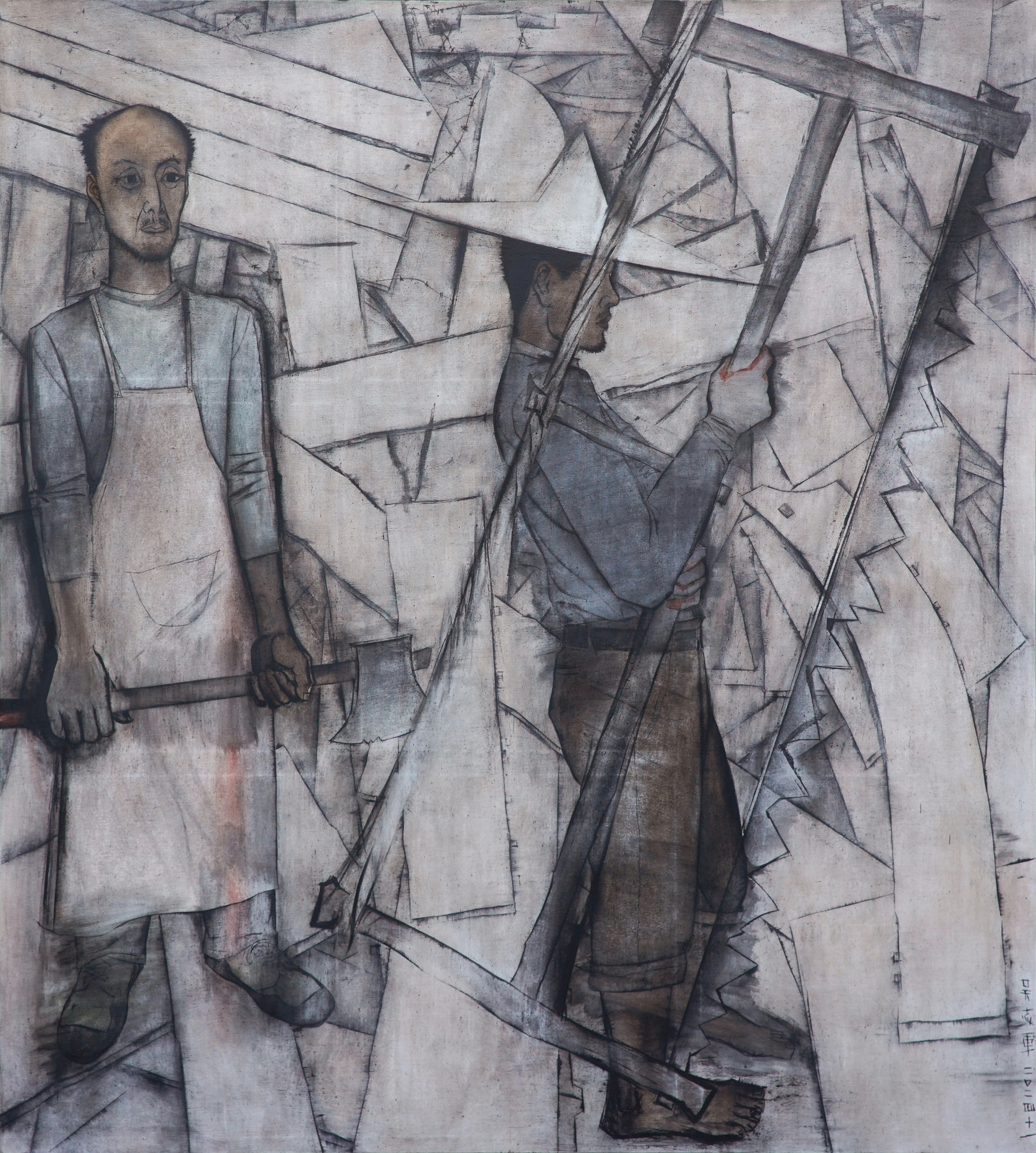 125 油画直送 吴志军《痕》200×180cm 2025年