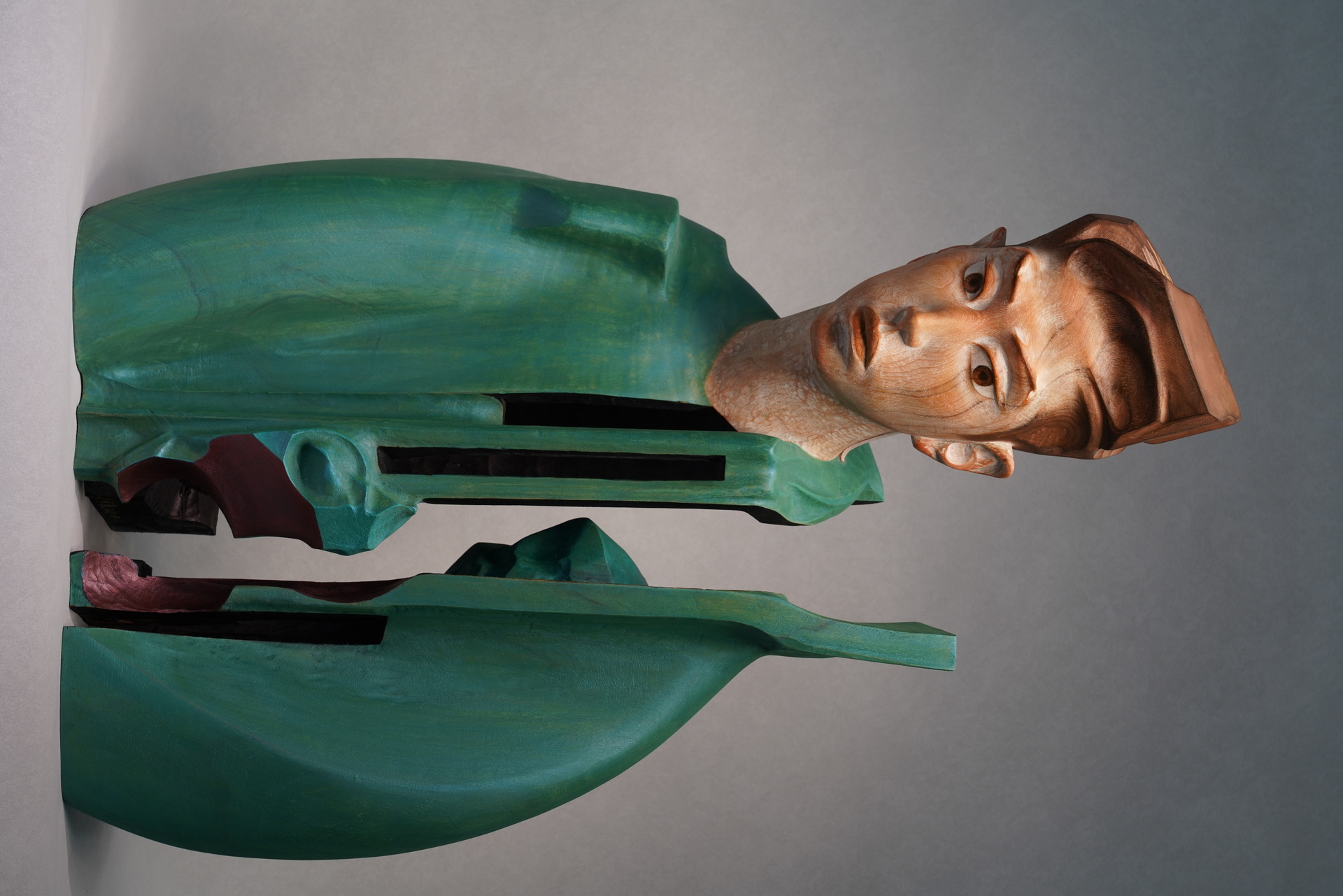 273 雕塑直送 李智敏 《青山·守望》